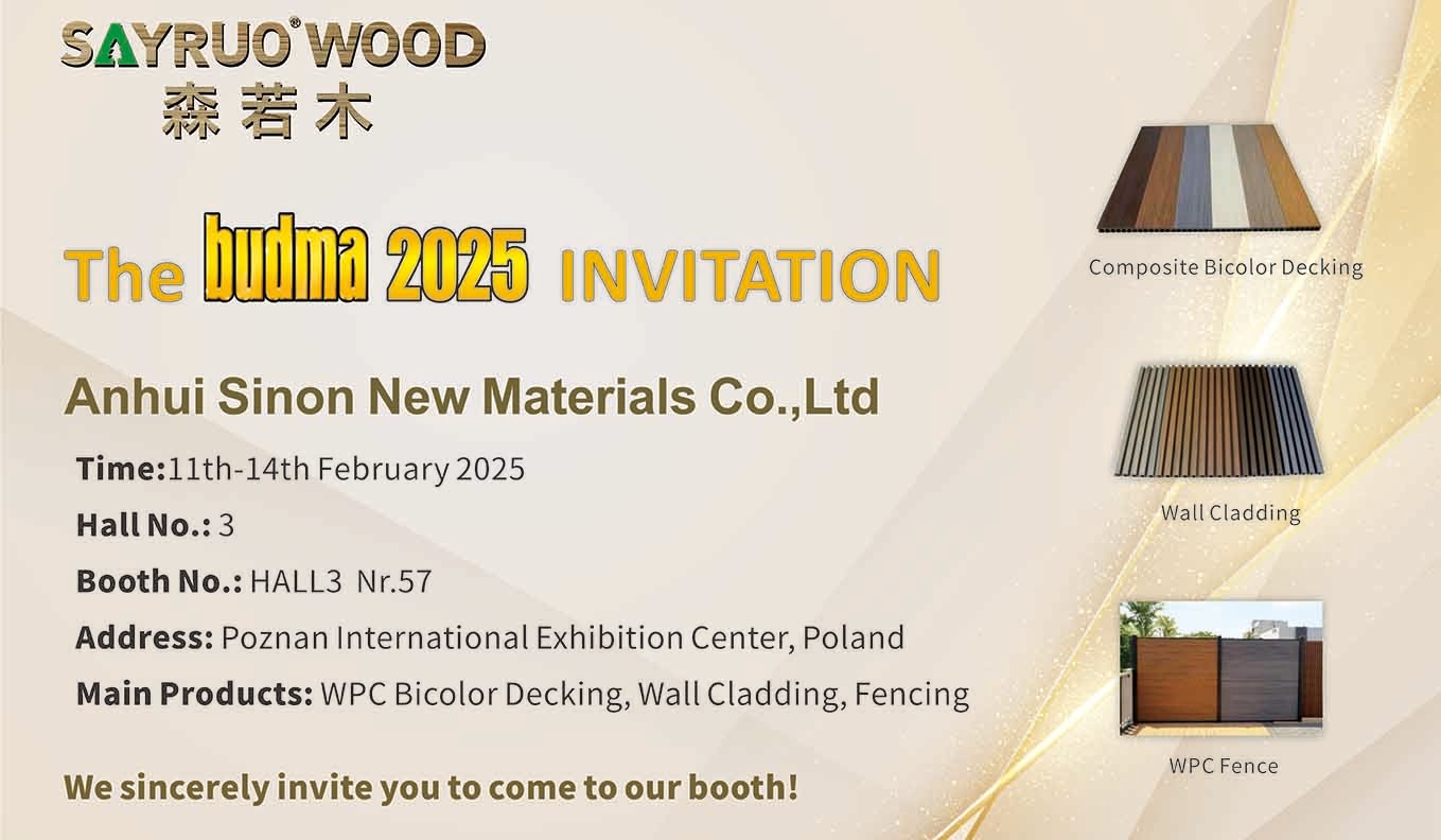 Sayruo wood will particpate the BUDMA 2025 in HALL 3  booth: Nr.57 on 11th-14th February