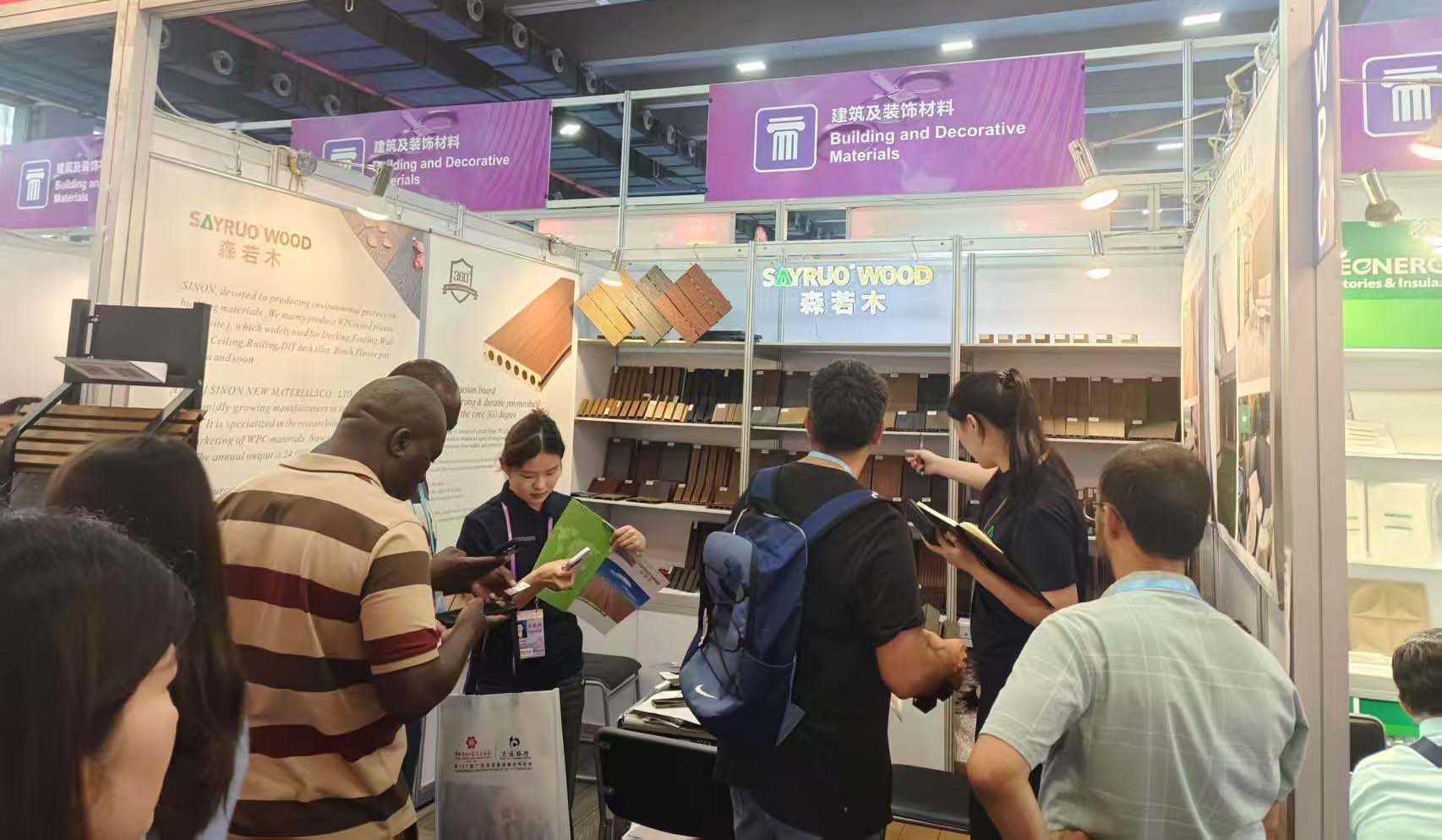Sinon WPC Products Draw Overwhelming Interest at 137th Canton Fair