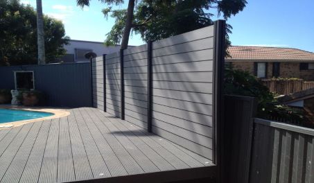 High Quality WPC Board Easy Install Wood Plastic Composite Fence Panel 